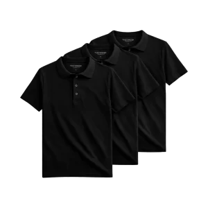 KIT CAMISA POLO MASCULINA - 3 UNIDADE